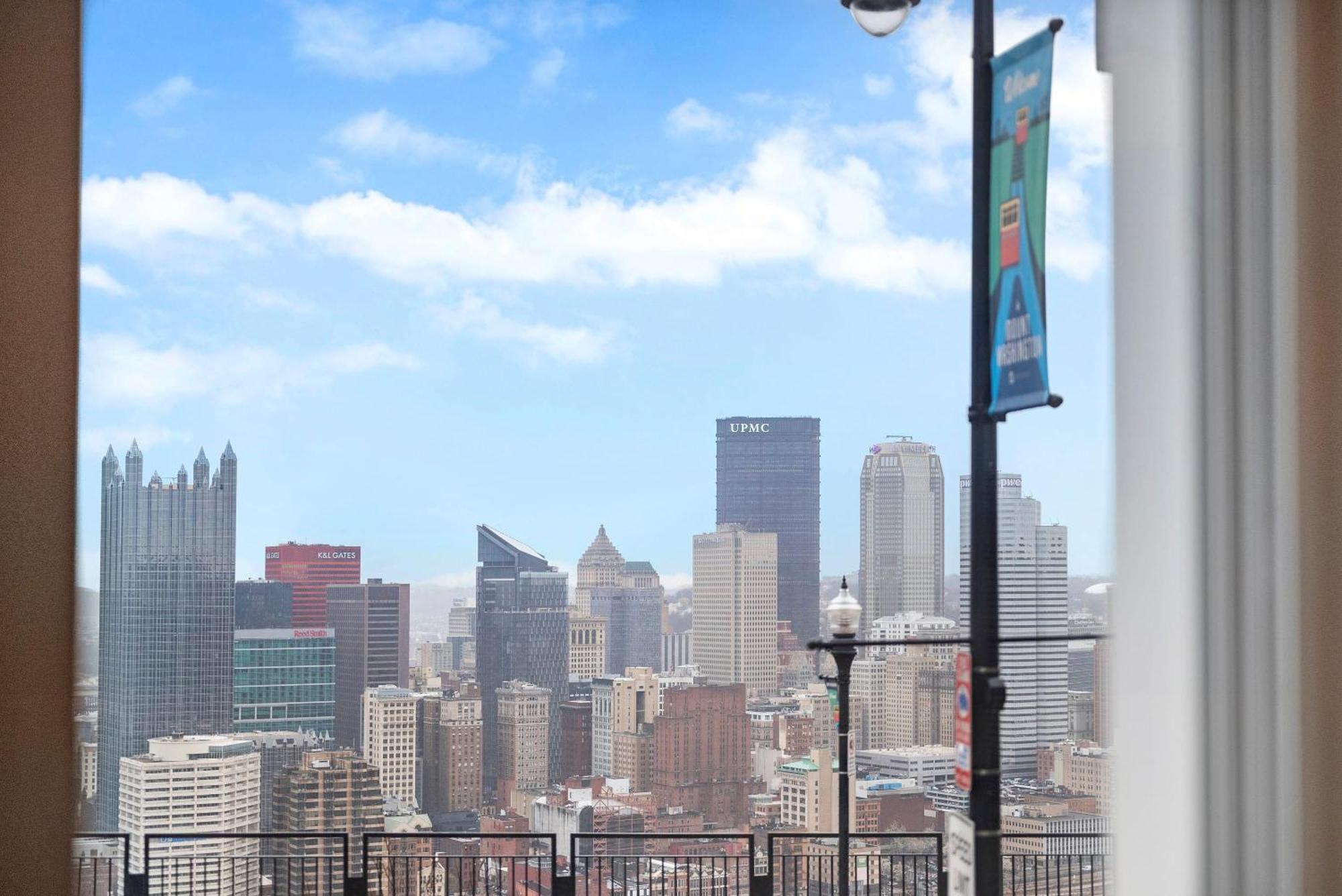 Charming Studio-Panoramic View-Your Pittsburgh Sanctuary公寓 外观 照片
